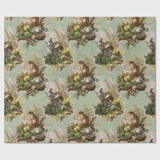 Tierwerbung, Chipkarten & Vogelgeschenke, Tiervorf Geschenkpapier (Flach)