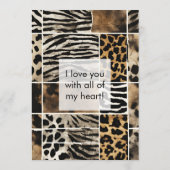 Tierwerbung - Flachkarte Programm (Rückseite)