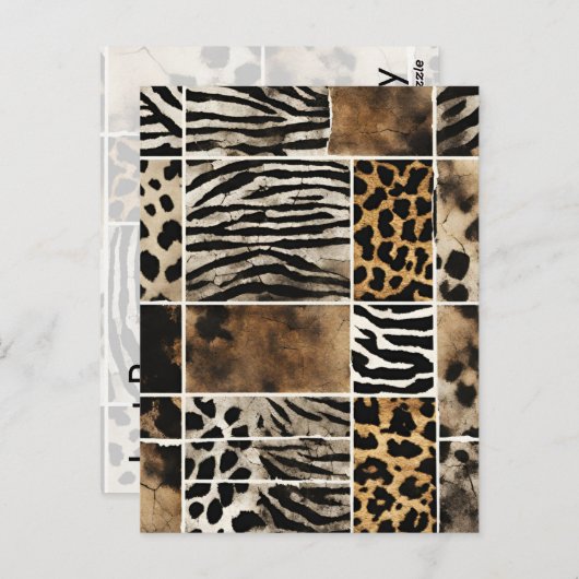 Tierwerbung - Postkarte (Vorne/Hinten)