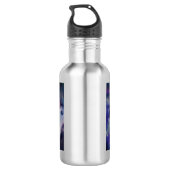 Tierwolf in Krone Edelstahlflasche (Rückseite)