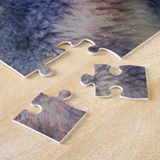 Tierwolf in Krone Puzzle (Seite)