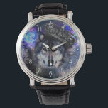 Tierwolf in Kronen Armbanduhr<br><div class="desc">Wölfe Tiere Tiercanis,  Lupus Säugetier,  Kaninchenwölfe Königskrone,  graue amerikanische graue Wildtiere,  Wildtiere schöne Gesicht,  Raubtiere Säugetiere Natur,  wütende männliche kalte Arktis,  gefährliche Kopfwolf Tiere,  Tiere Lupus Säugetier,  Hundewölfe</div>