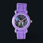 Tierwolf in Kronen Armbanduhr<br><div class="desc">Wölfe Tiere Tiercanis,  Lupus Säugetier,  Kaninchenwölfe Königskrone,  graue amerikanische graue Wildtiere,  Wildtiere schöne Gesicht,  Raubtiere Säugetiere Natur,  wütende männliche kalte Arktis,  gefährliche Kopfwolf Tiere,  Tiere Lupus Säugetier,  Hundewölfe</div>