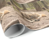 Tierwolf - Liebe Wildland Geschenkpapier (Rolleneckpunkt)