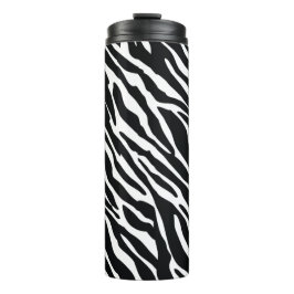 Tierzebrastreifen nahtlos Muster Thermosbecher