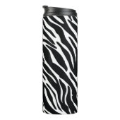 Tierzebrastreifen nahtlos Muster Thermosbecher (Nach rechts gedreht)