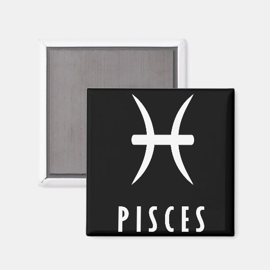 Tierzeichen Magnet (Vorderseite/Rückseite)