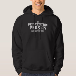Tierzentrierte Person Hoodie