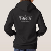 Tierzentrierte Person Hoodie (Rückseite)