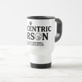 Tierzentrierte Person Reisebecher (VorderseiteRechts)