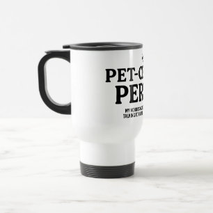 Tierzentrierte Person Reisebecher
