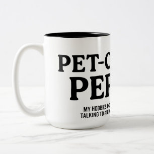 Tierzentrierte Person Zweifarbige Tasse