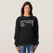 Tierziege Kleidung Ziege Whisperer Sweatshirt (Vorne ganz)