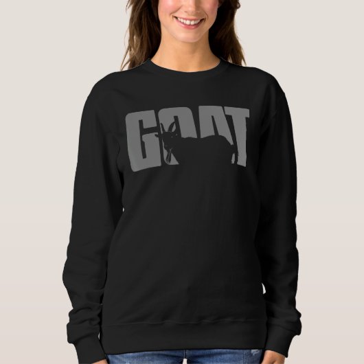 Tierziege Kleidung Ziege Whisperer Sweatshirt (Vorderseite)