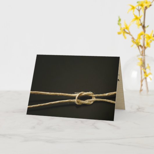 "ties that bind"GREETING CARD Karte (Gelbe Blume)