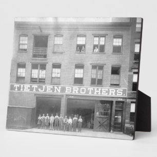 Tietjen Brothers Dairy-Plakette Fotoplatte