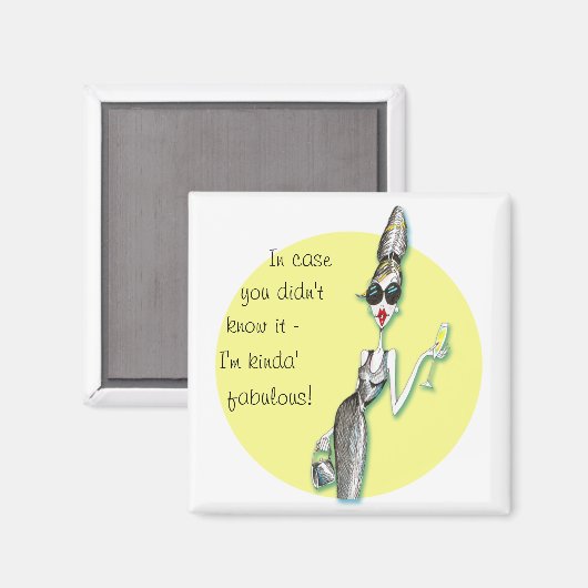 Tiffanee Magnet (Vorderseite/Rückseite)