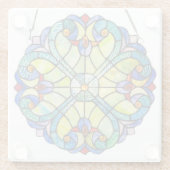 TIFFANISCHES GLASDESIGN GLASUNTERSETZER (Rückseite)