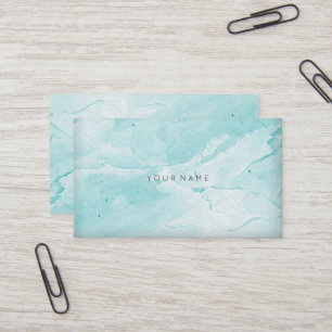 Tiffany Aqua-blauer Marmor Vip abstrakter Visitenkarte