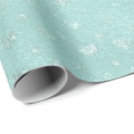 Tiffany Aqua Mint Blue Shiny Glass Hearts Delicate Geschenkpapier<br><div class="desc">Minimalismus und Elegance Glam und Chic Delicate Wrapping Paper</div>