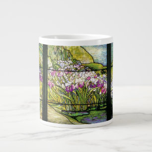 Tiffany Art Nouveau Iris Blume Jumbo Tasse