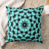 Tiffany Baby Blue Star Circle Petal Pattern Pillow Kissen (Decke)