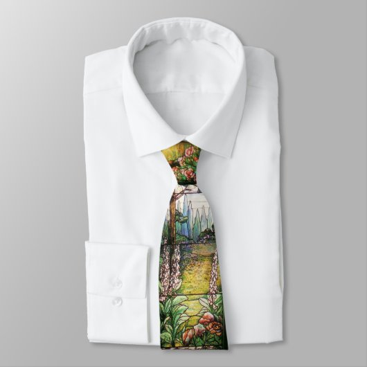 Tiffany beflecktes Glas-Garten-Krawatte Krawatte (Gebunden)