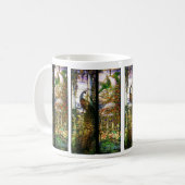 Tiffany beflecktes Glas-Natur-Tasse Kaffeetasse (Vorderseite Links)