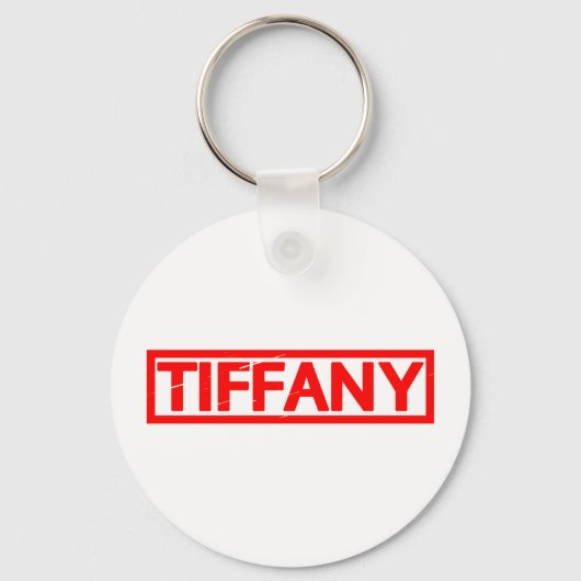 Tiffany-Briefmarke Schlüsselanhänger (Vorderseite)