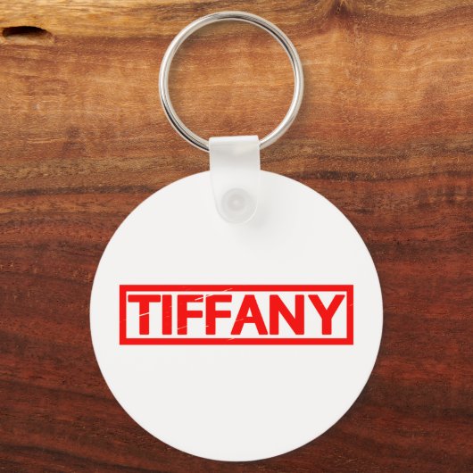 Tiffany-Briefmarke Schlüsselanhänger (Vorderseite)