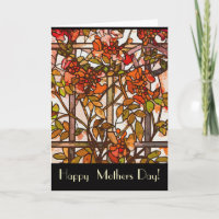 Tiffany-Buntglas-Mutter-Tageskarte