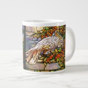Tiffany-Buntglas-Papageien-Jumbo-Mug Jumbo-Tasse