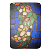 Tiffany Dogwood-Hartglas Badematte (Vorderseite Vertikal)