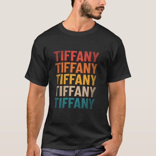 Tiffany First Name Shirt Vintag Tiffany Name (Vorderseite)