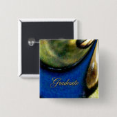 Tiffany Flow Graduate Button Square (Vorne & Hinten)