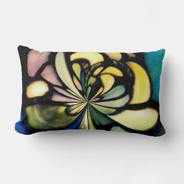 Tiffany-Fluss Lendenkissen (Vorderseite)