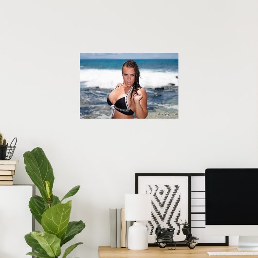 Tiffany Forni Beach Print Poster (Heimbüro)