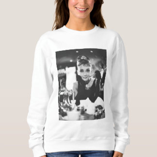 Tiffany Frühstück - Weiß-Pullover für Damen Sweatshirt
