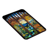 Tiffany Glasfenster Landschaft Magnet (Rechte Seite)