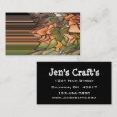 Tiffany Glass Visitenkarte (Vorne/Hinten)