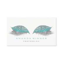 Tiffany Gray Glam Lashes Makeup Glitzer