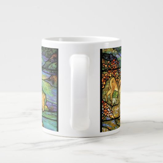 Tiffany-Hartglas-Tasse Jumbo-Tasse (Rückseite)