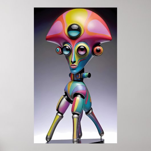 Tiffany Imp Ken Gage Pop Surrealismus Poster (Vorne)