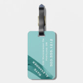 Tiffany Inspiriert Gepäckanhänger (Rückseite vertikal)