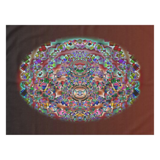 Tiffany-Iris, 2080r Tischdecke (Vorderseite (Horizontal))