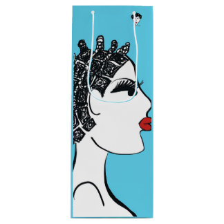 Tiffany Knospen Weinbeutel Geschenktüte Für Weinflaschen