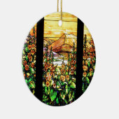 Tiffany-Kunst Nouveau Buntglas-Verzierung Keramikornament (Rechts)