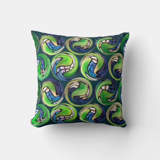 Tiffany-Marmor-Kissen Kissen (Vorderseite)