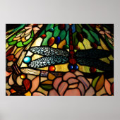 Tiffany Nah up verklebte Glashütte Poster (Vorne)