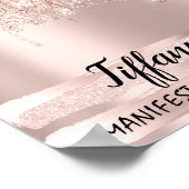 Tiffany Name bedeutet Geburtstagsgeschenk16th Brid Poster (Ecke)